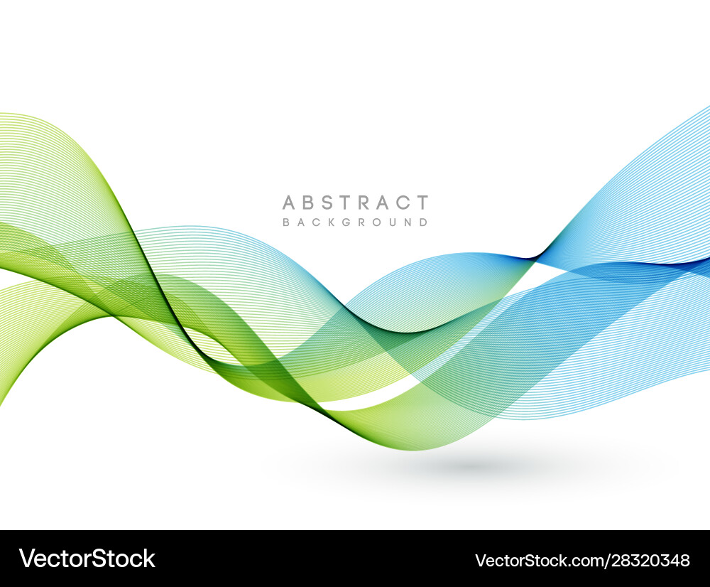 Abstract Colorful Wave Background Royalty Free Vector Image