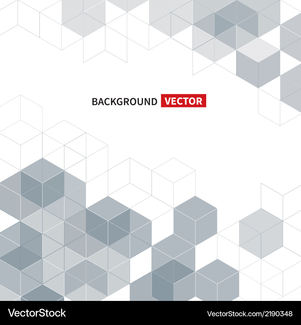 Geometric Hexagon Pattern Background vector image