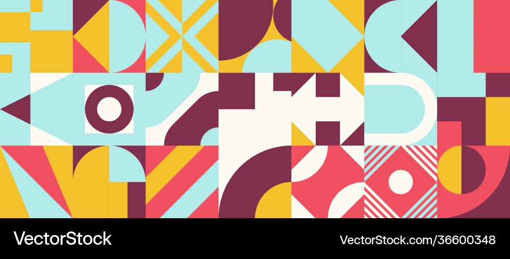 Mosaic abstract pattern design Mosaic abstract pattern design vector image