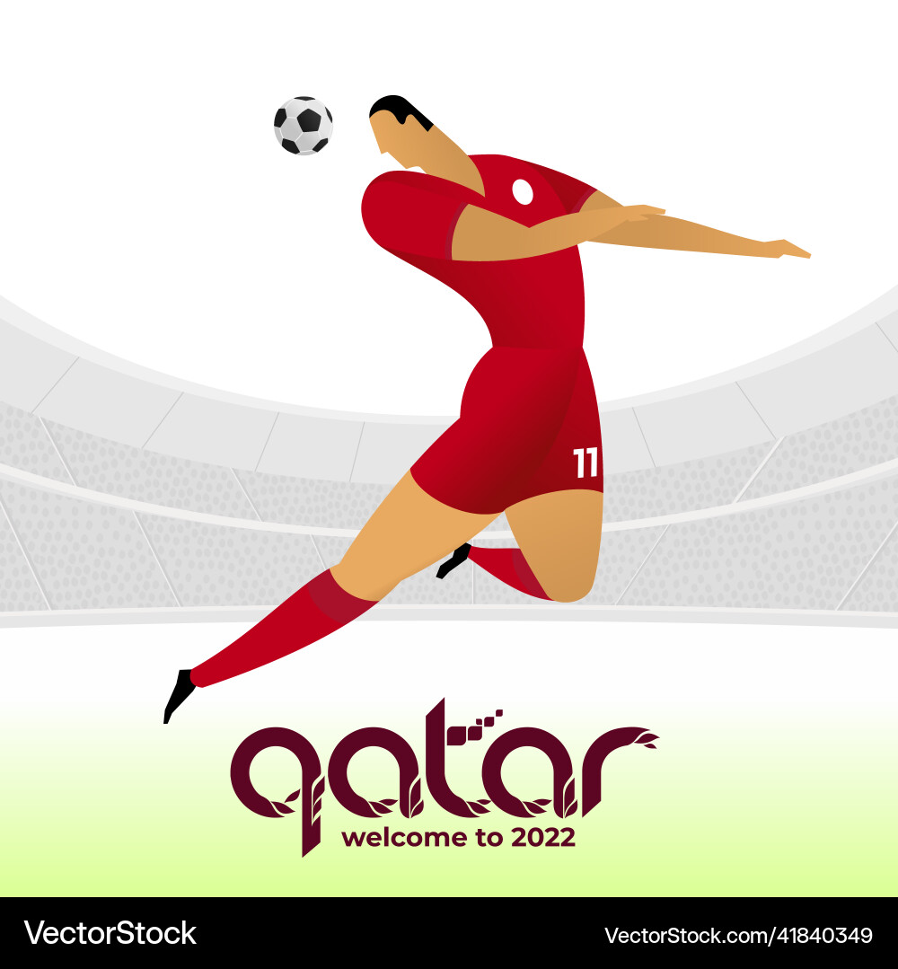Football player in the backgroundon background Football player in the backgroundon background vector image