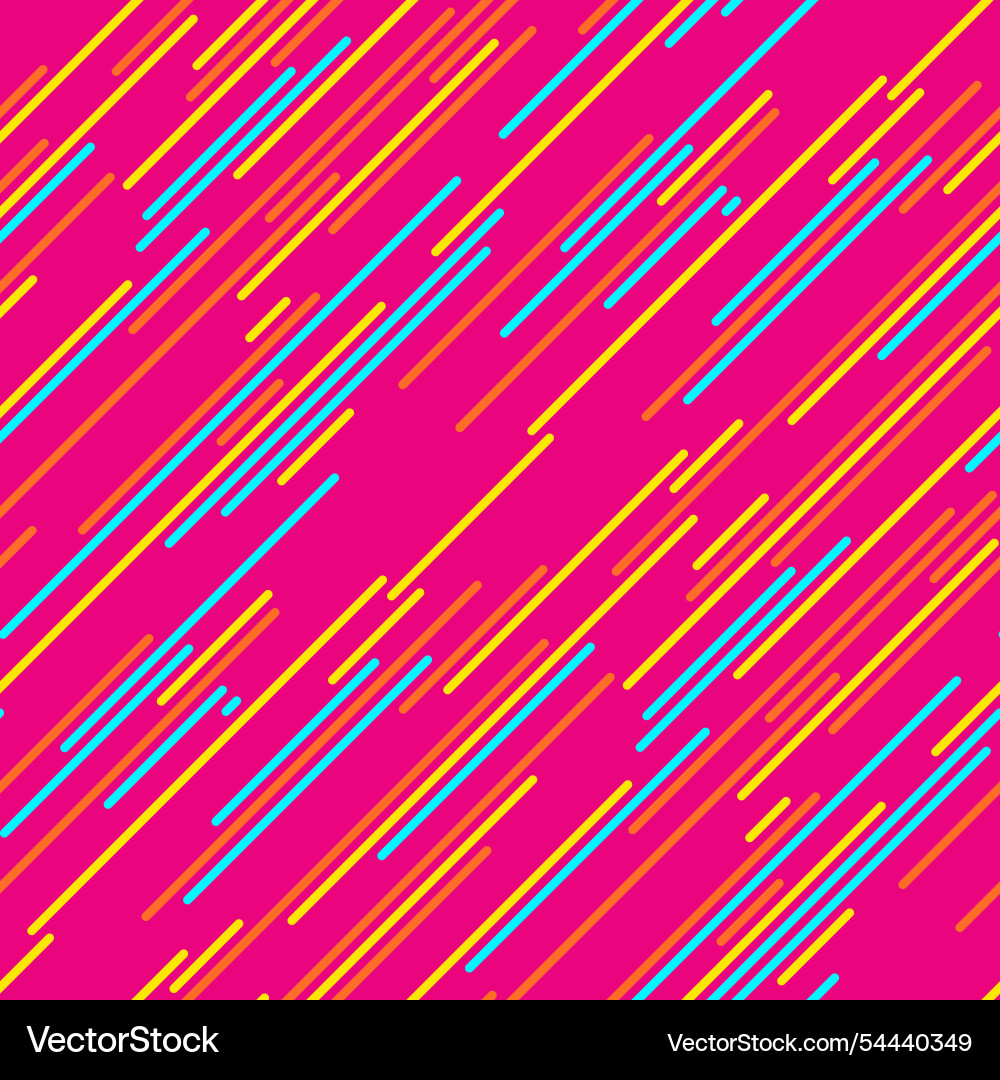 Graphic stripe pattern with colourful lines vector image