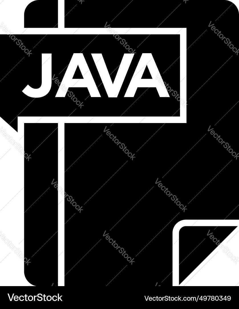 Java icon symbols pictograms design elements vector image