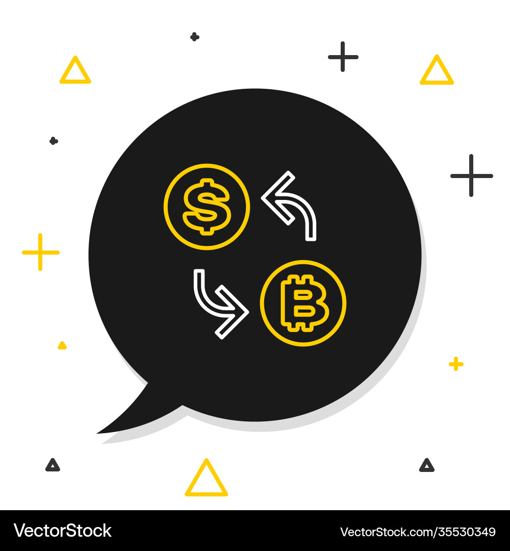 Line processor chip with dollar icon isolated Line processor chip with dollar icon isolated vector image
