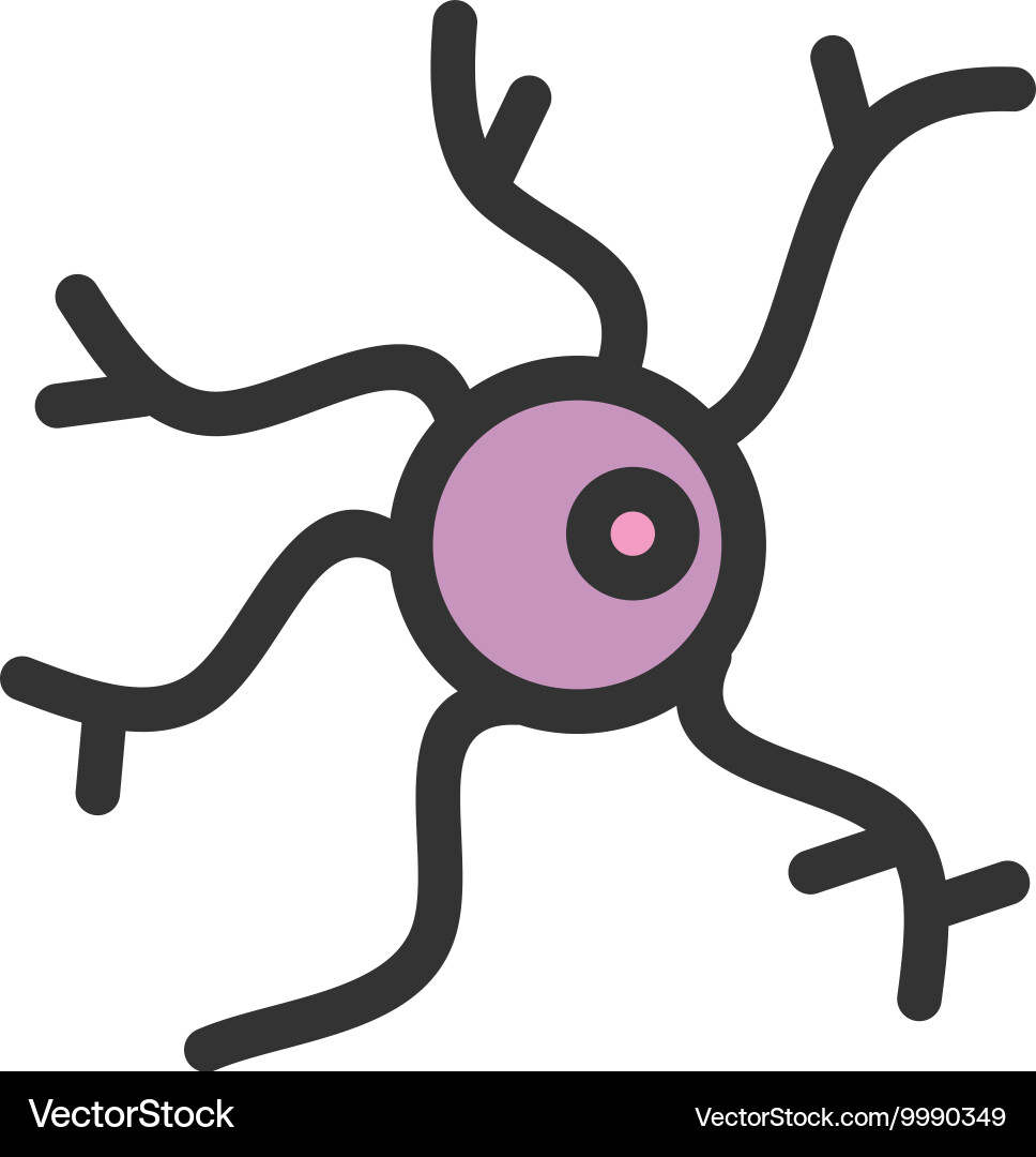 Neuron Cell Icon (9990349) – Royalty-Free Vector | VectorStock