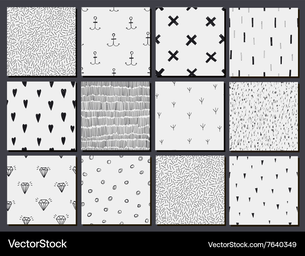 Seamless Abstract Patterns vector image