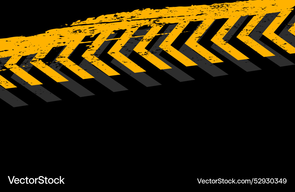 Warning alert dark background in rusty style Vector Image
