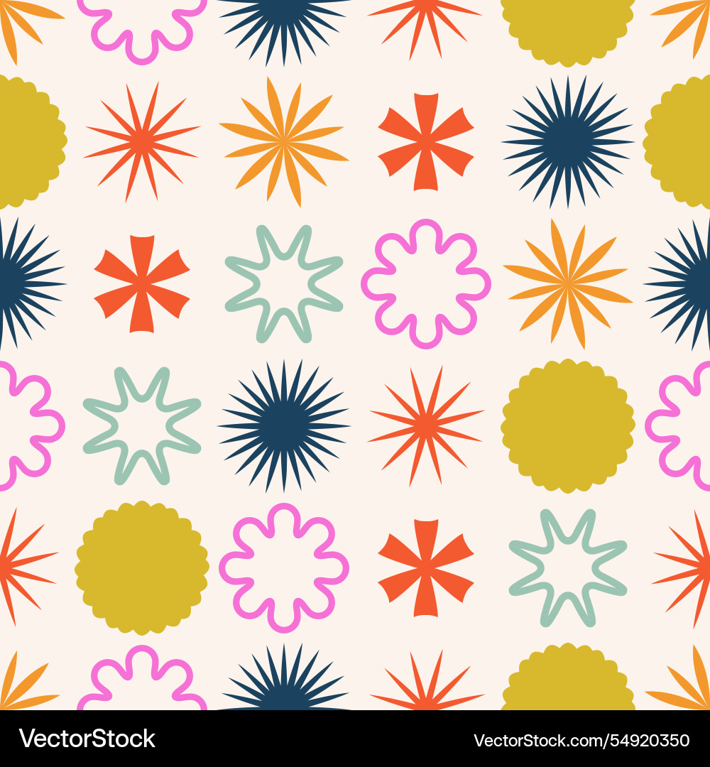 A colorful abstract seamless pattern featuring A colorful abstract seamless pattern featuring vector image