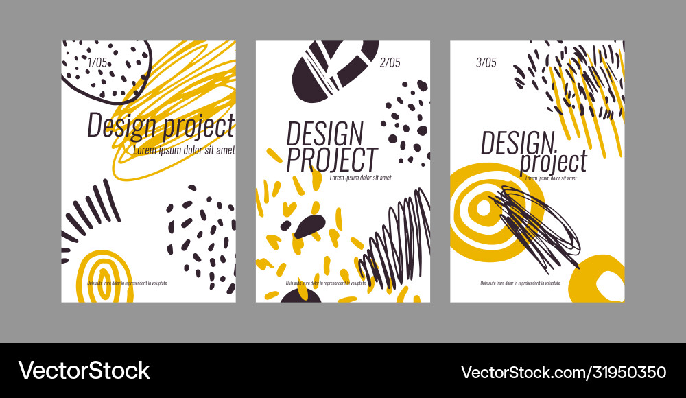 A set different elements in doodle style A set different elements in doodle style Vector Image
