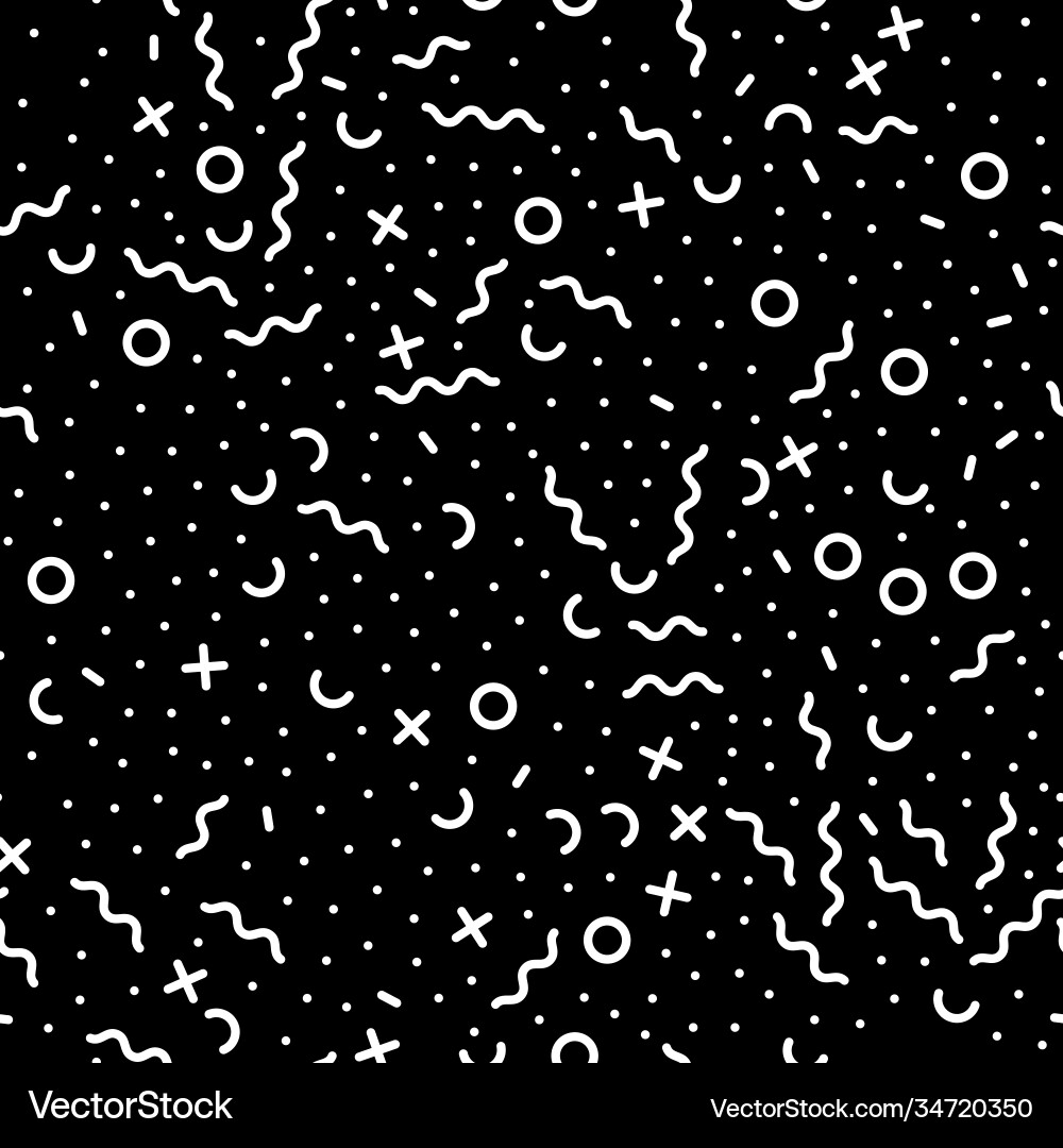 Abstract chaotic geometric pattern dot line Abstract chaotic geometric pattern dot line vector image