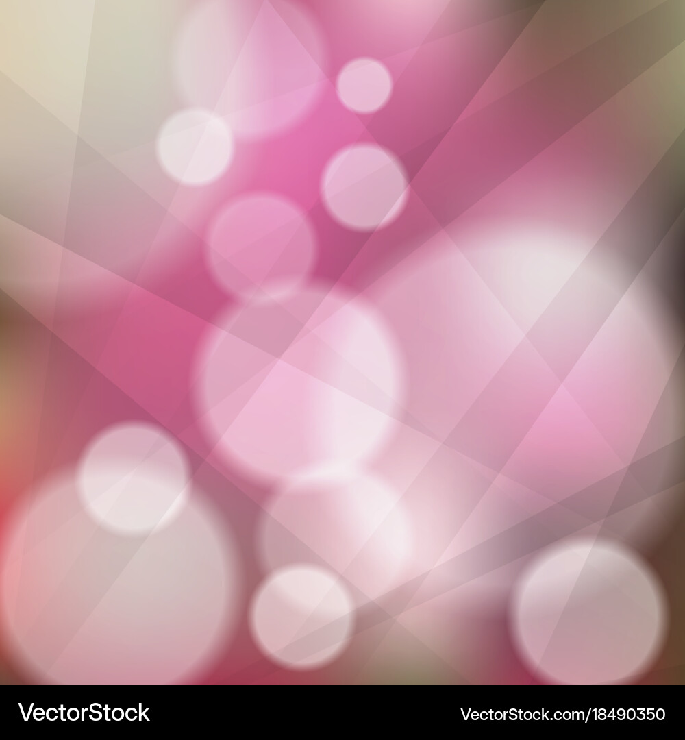 Blurred background with bokeh Vector Image