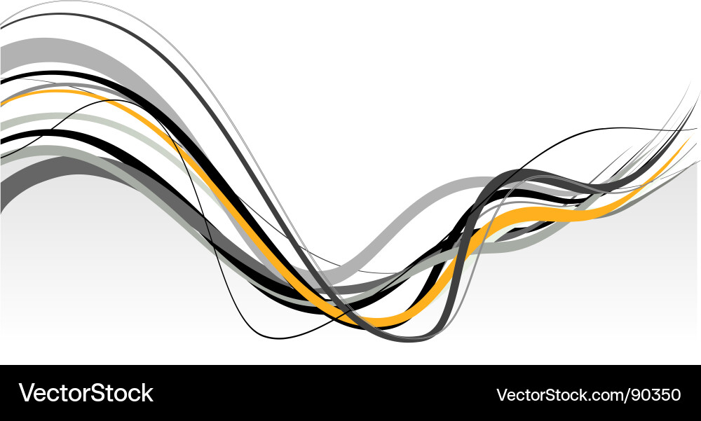 Dynamic Wavy Lines Vector Image