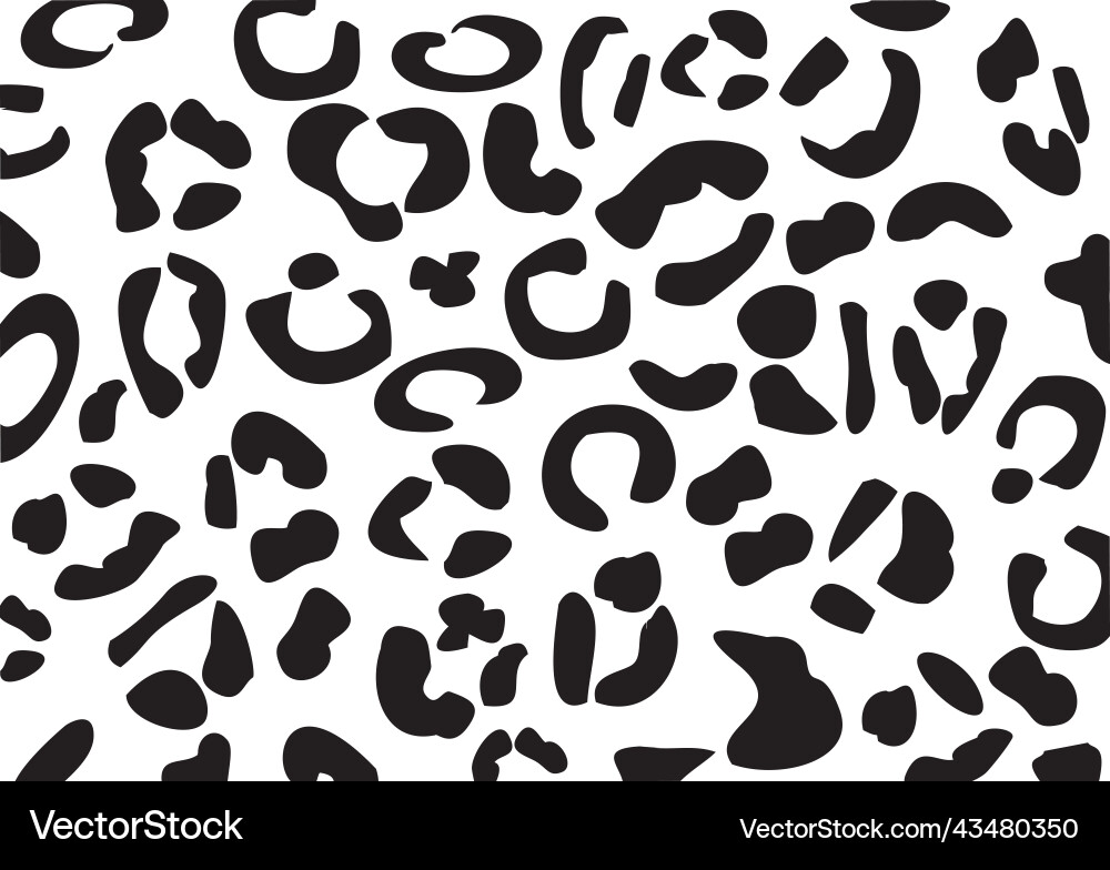 Leopard Print Pattern vector image
