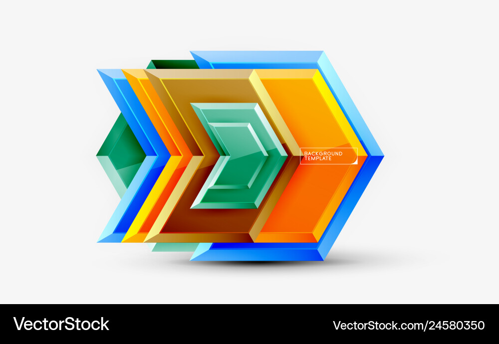 Techno arrow background template design Techno arrow background template design vector image