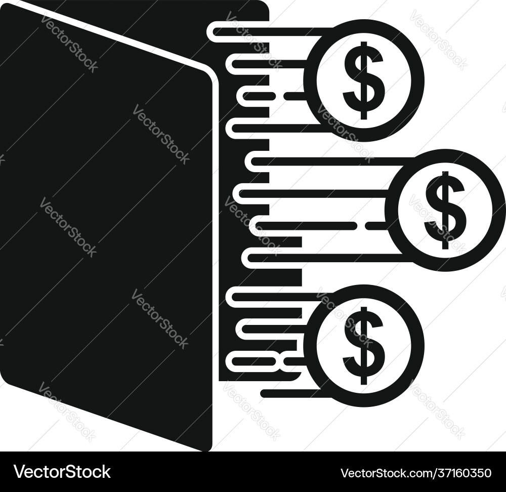 Trader desk icon simple style Trader desk icon simple style Vector Image