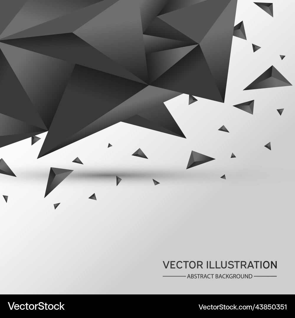 3d low polygon geometry background abstract 3d low polygon geometry background abstract Vector Image