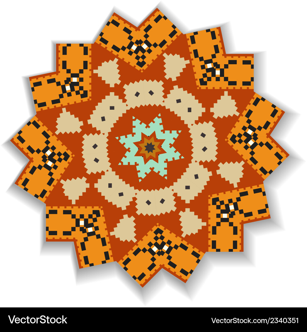 Abstract background with a geometric pattern vector image