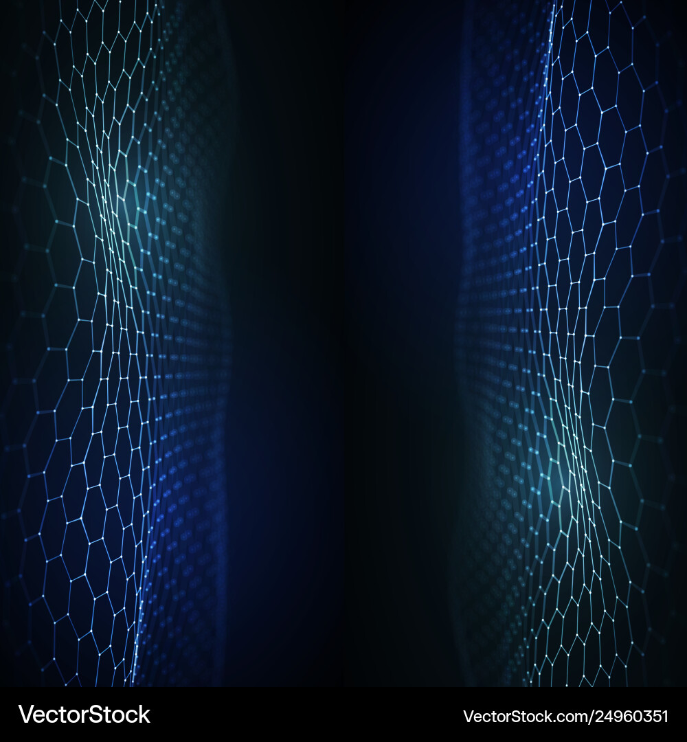 Big data visualization background 3d Big data visualization background 3d vector image