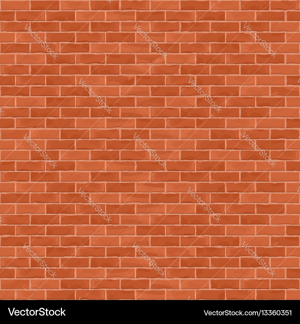 Brown Brick Wall Texture Vector Image