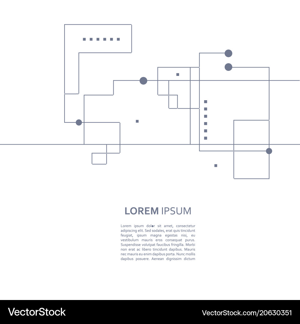 Wireframe element with abstract figure Wireframe element with abstract figure vector image