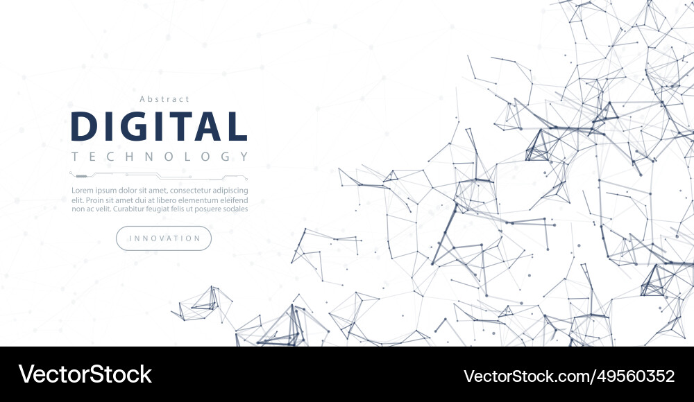 Abstract digital technology internet network tech Abstract digital technology internet network tech vector image