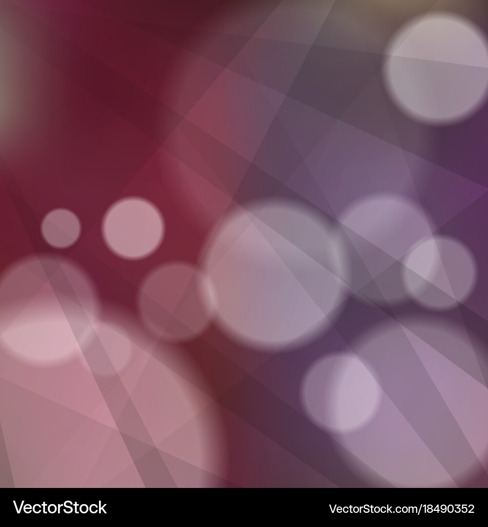 Blurred background with bokeh vector image