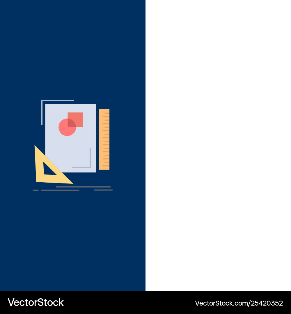 Design layout page sketch sketching flat color Design layout page sketch sketching flat color vector image