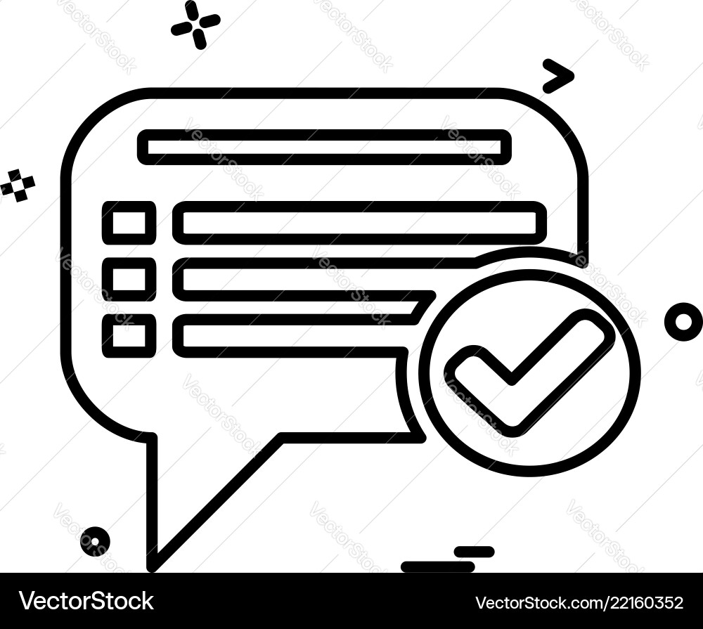 Message icon design Message icon design Vector Image
