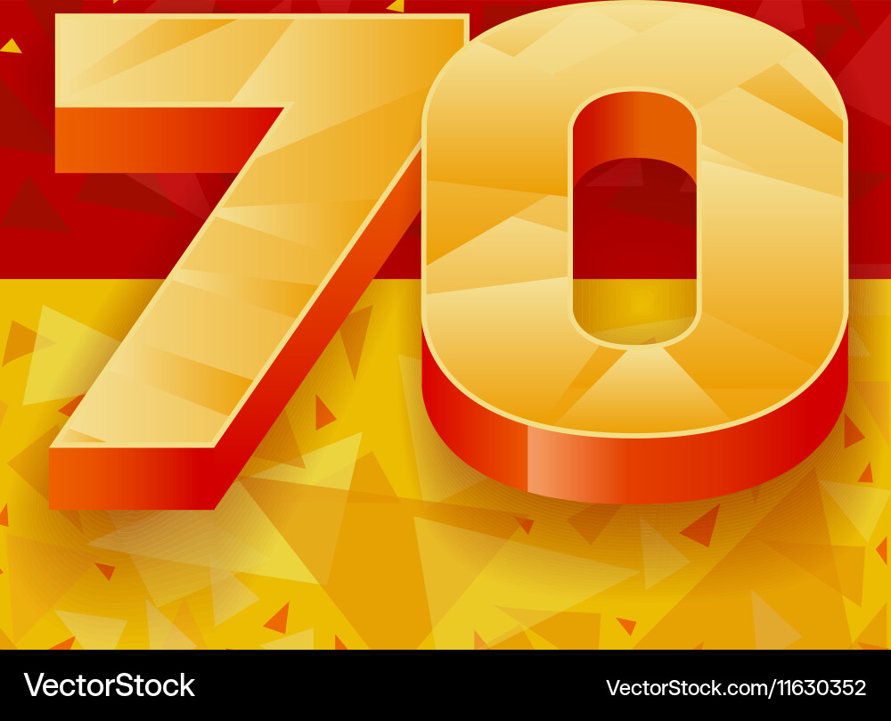 Pattern numbers for use in banner ads vector image