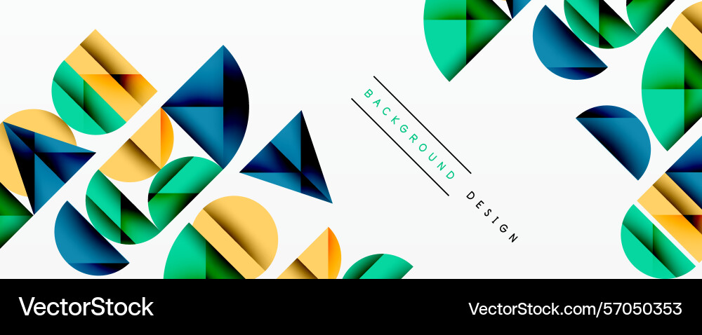 Abstract geometric shapes overlap creating Abstract geometric shapes overlap creating Vector Image