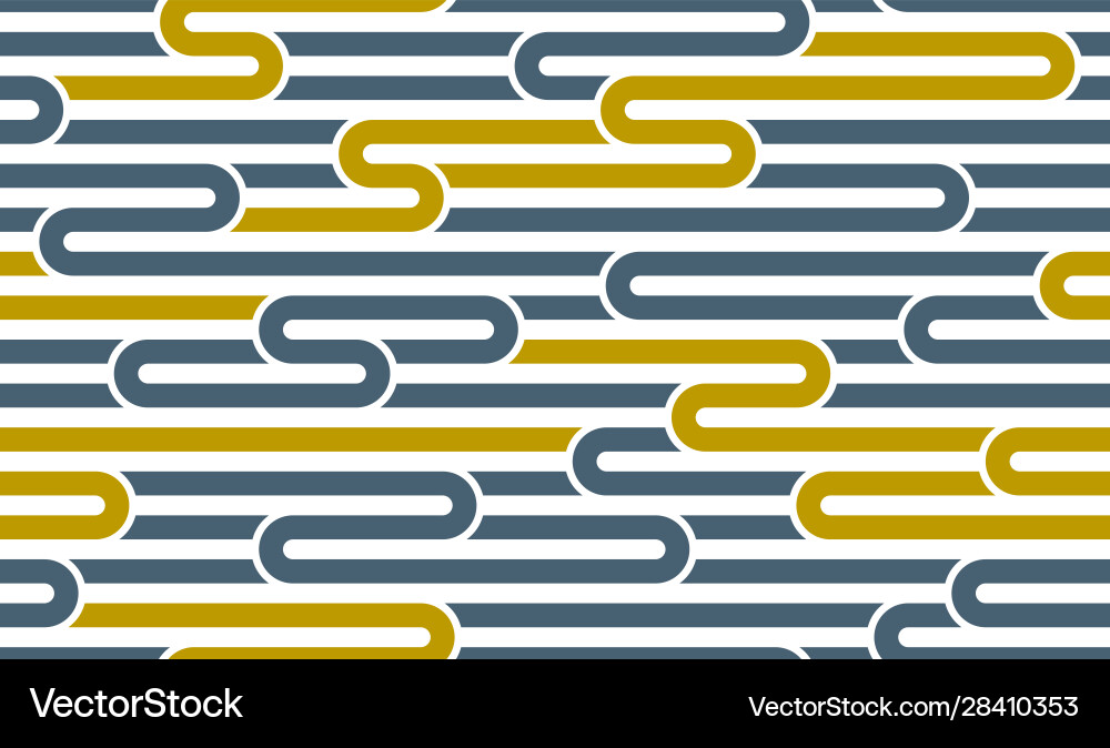 Linear seamless background with twisted lines Linear seamless background with twisted lines Vector Image