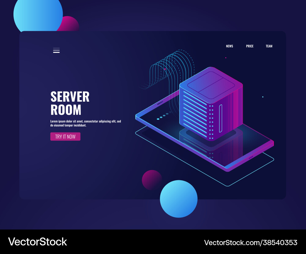 Processing big data mobile phone with icon Processing big data mobile phone with icon vector image