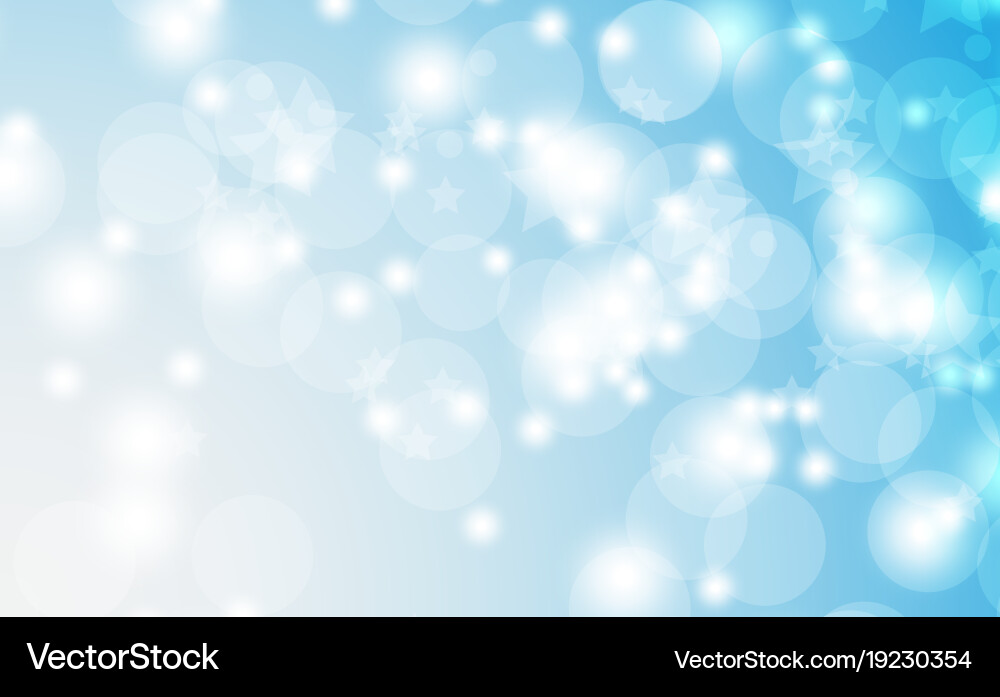 Abstract bokeh background festive defocused vector image