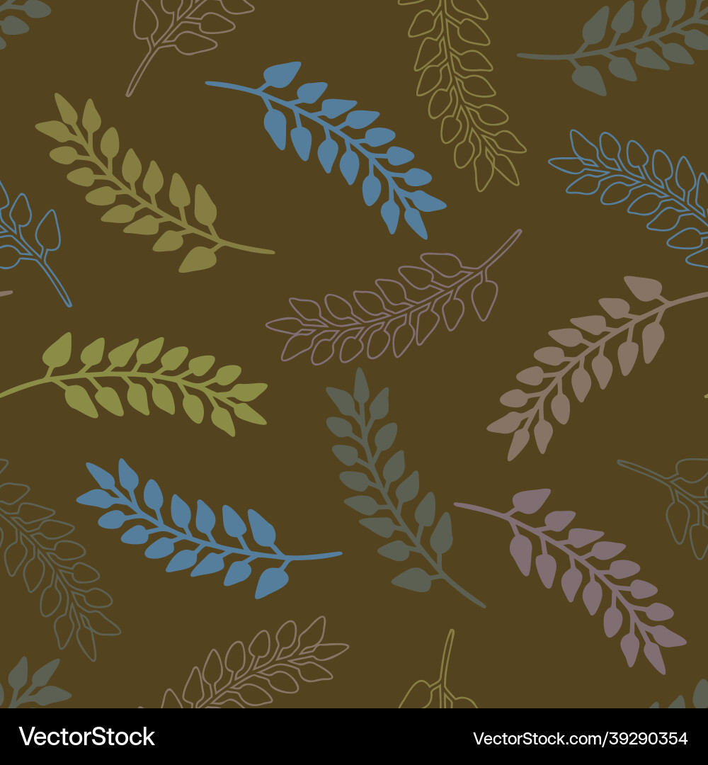 Abstract elegant seamless pattern of lined Vector Image