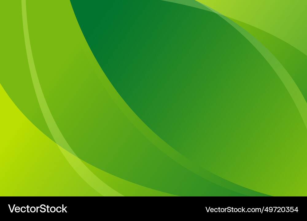 Green background with gradient concept vector image