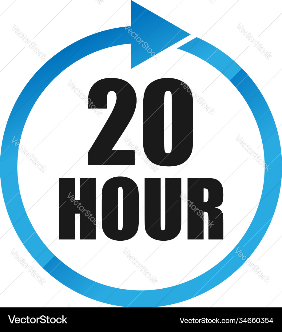 Numbers numerals dial time duration and schedule Vector Image