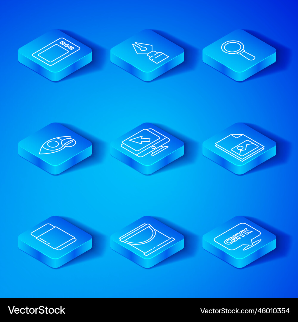 Set line eraser or rubber computer monitor Set line eraser or rubber computer monitor Vector Image