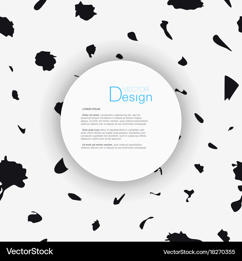 Abstract background with text box vector image