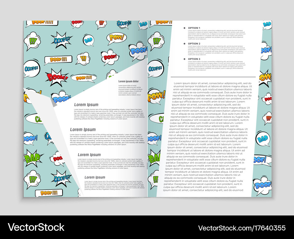 Abstract layout background set for art vector image