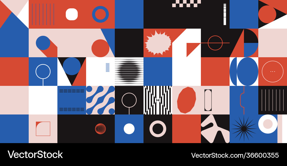 Deconstructed abstract pattern design Deconstructed abstract pattern design vector image