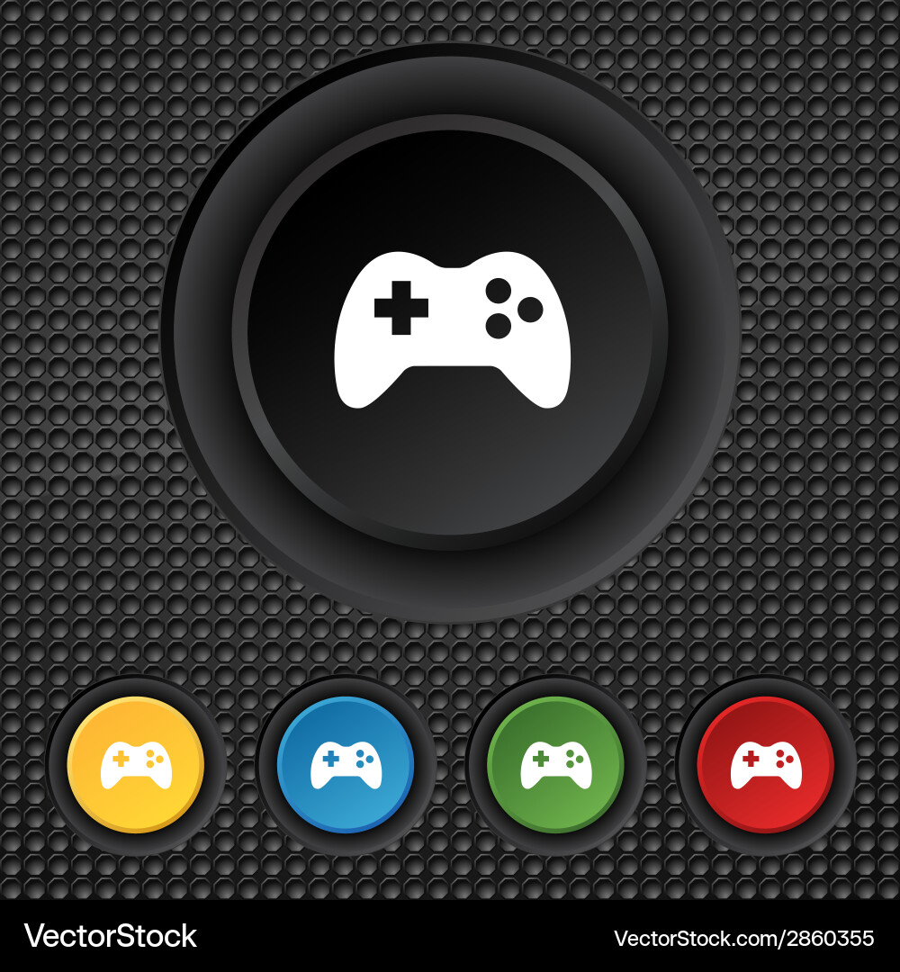 Joystick Icon - Game Controller Symbol vector image
