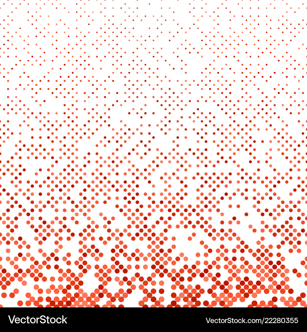 Red geometrical abstract dot pattern background vector image
