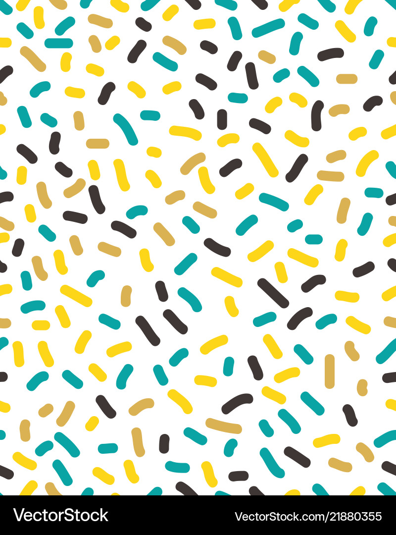 Seamless pattern with confetti vector image