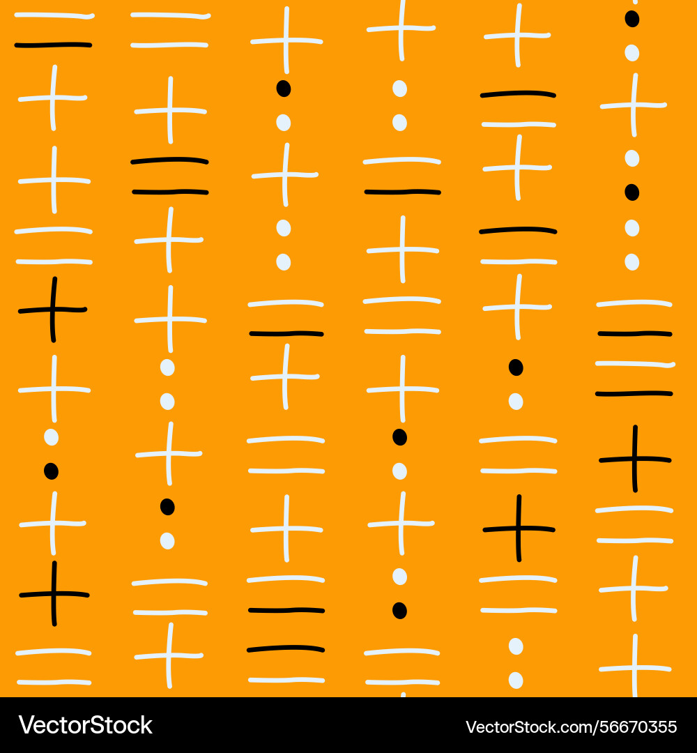 Short horizontal lines and dots vector image