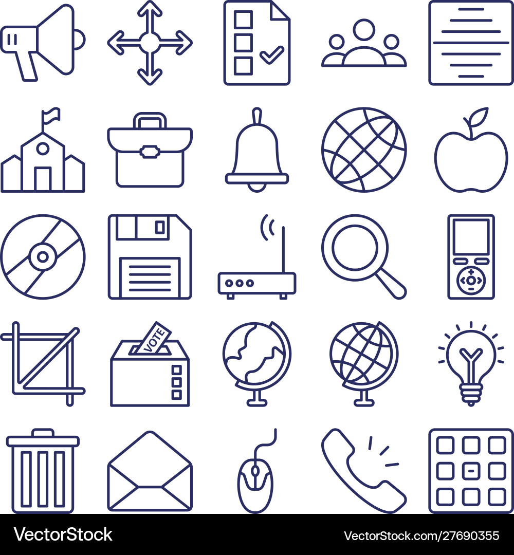 Web and user interface isolated icon vector image