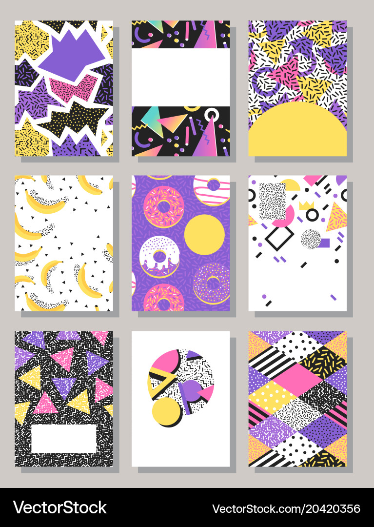 Abstract layout design pattern texture Vector Image