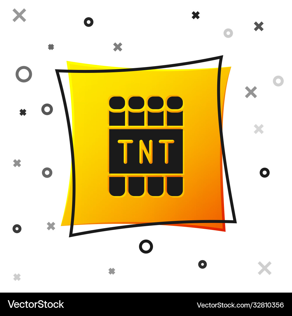 Black detonate dynamite bomb stick and timer clock Black detonate dynamite bomb stick and timer clock vector image