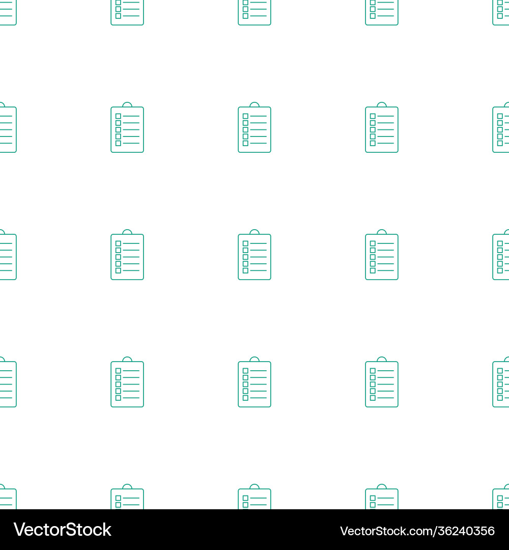 Document icon pattern seamless white background vector image