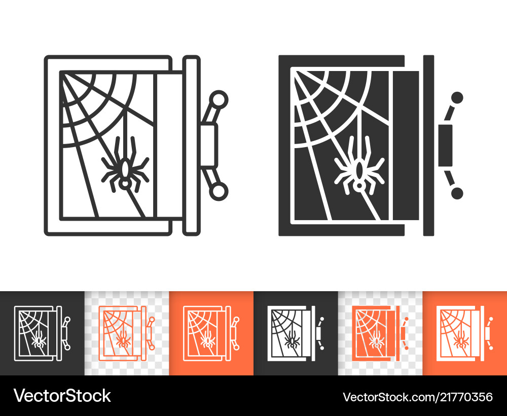 Empty safe simple black line icon Empty safe simple black line icon vector image