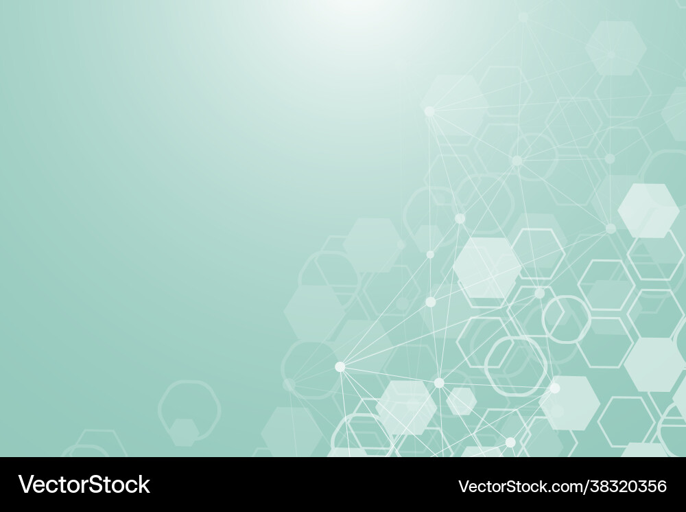 Hexagonal abstract background big data Hexagonal abstract background big data vector image