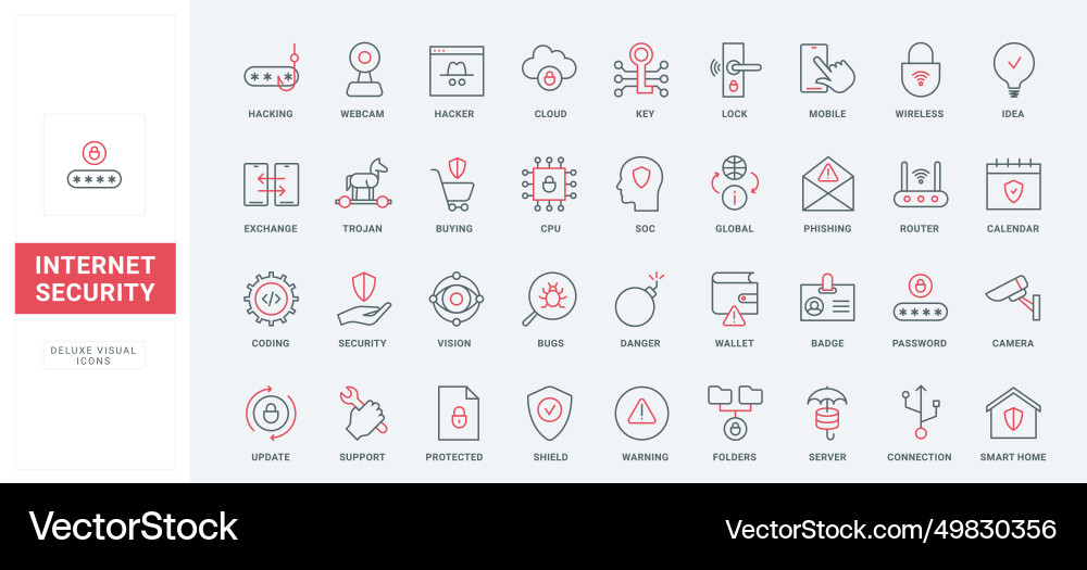 Internet security data protection from fraud Internet security data protection from fraud vector image